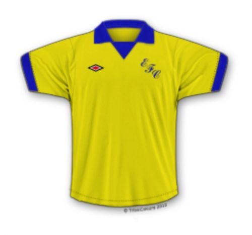 Everton 1975-76 away