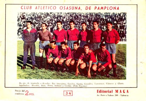 Osasuna 1960-61 Home