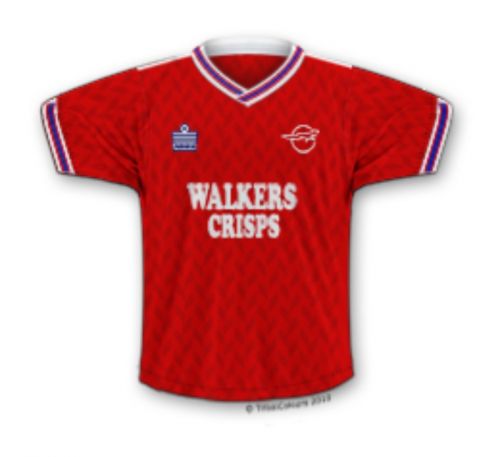 Leicester City 1987-88 Visitante