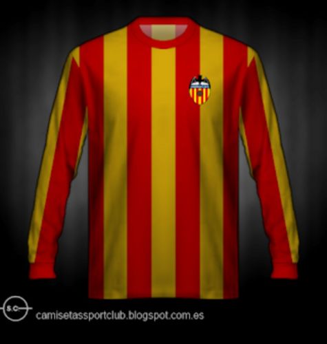 Valencia CF 1956-57 away
