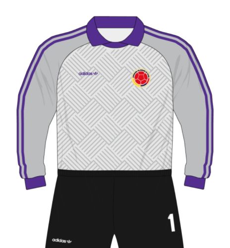 Colombia 1990 away