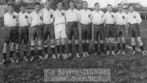 Bayern Munich 1910-11 Away
