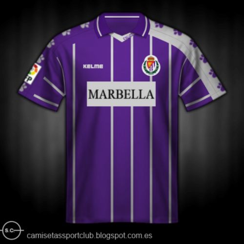 Valladolid 1995-96 away