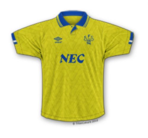 Everton 1989-90 third