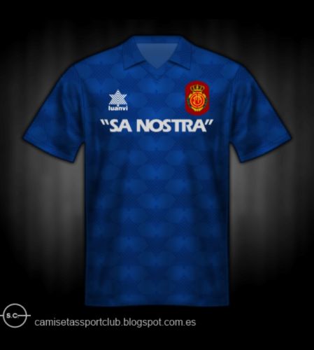 Mallorca 1990-91 Visitante