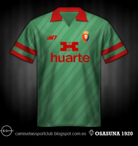 Osasuna 1991-92 Away