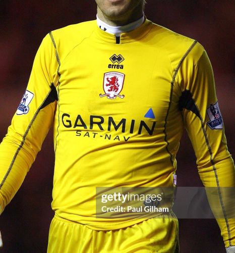 Middlesbrough 2007-08 GK